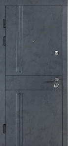 Вхідні двері - В-617 мод. 250 Бетон антрацит Бетон сніжний