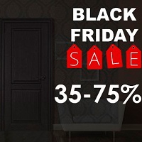 Black Friday! Скидки от -35 до -75% на двери фабрики Галерея дверей!