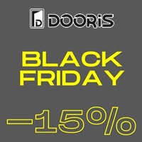 Black Friday! Скидка -15% на дверные полотна фабрики Dooris!