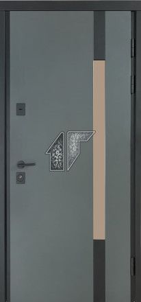 Булат - Cottage 705-431 Metalic Grey - Білий атласний