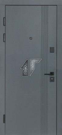 Булат - Revolut В-434, мод. 172 Антрацит Білий матовий гладкий
