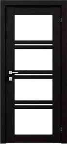 Міжкімнатні двері - Modern Quadro венге шоколадный стекло